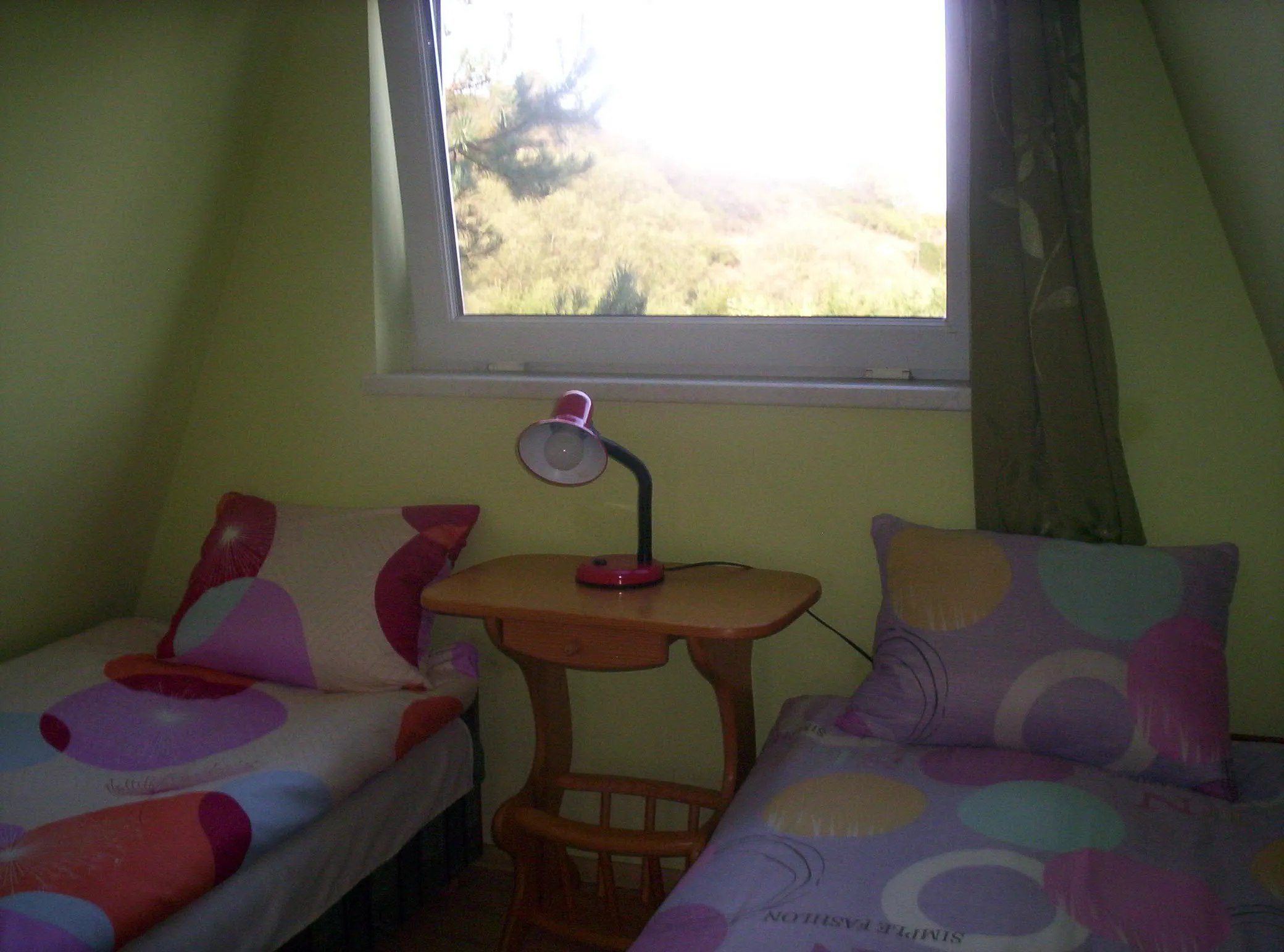 Pokój na poddaszu domku